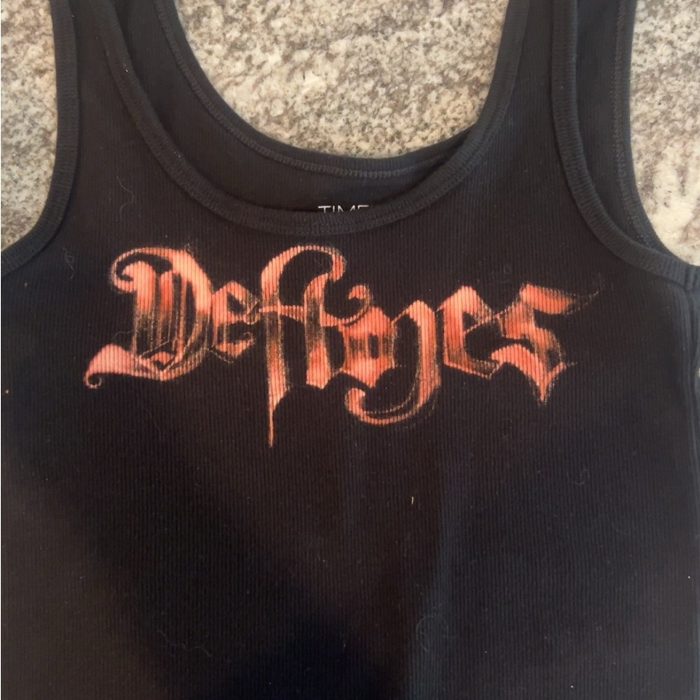 Deftones bleach painted shirt
